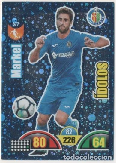 Collezionismo sportivo: Cromo E00850: Album 2-trading Car Game 2017-18, Markel-&Iacute;DOLOS: Getafe C.F. Medio - LFP