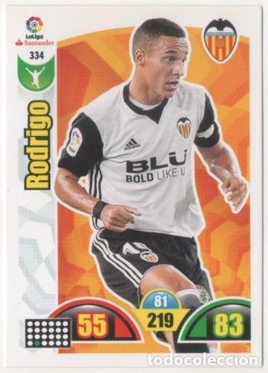 Collezionismo sportivo: Cromo E00821: Album 2-Trading Car Game 2017-18, Rodrigo: Valencia C.F. Delantero - LFP