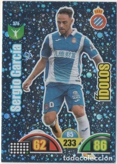 Collezionismo sportivo: Cromo E00849: Album 2-Trading Car Game 2017-18, Sergio Garc&iacute;a-&Iacute;DOLOS: R.C.D. Esap&ntilde;ol. Delantero - LF