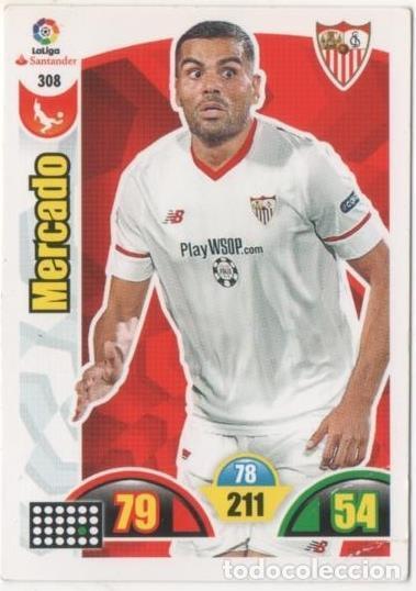 Collezionismo sportivo: Cromo E00801: Album 2-Trading Car Game 2017-18, Mercado: Sevilla F.C. Defensa. - LFP