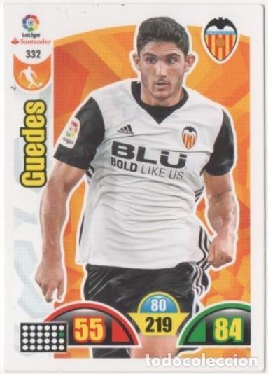 Collezionismo sportivo: Cromo E00819: Album 2-Traing Car Game 2017-18, Guedes: Valencia C.F. Medio - LFP
