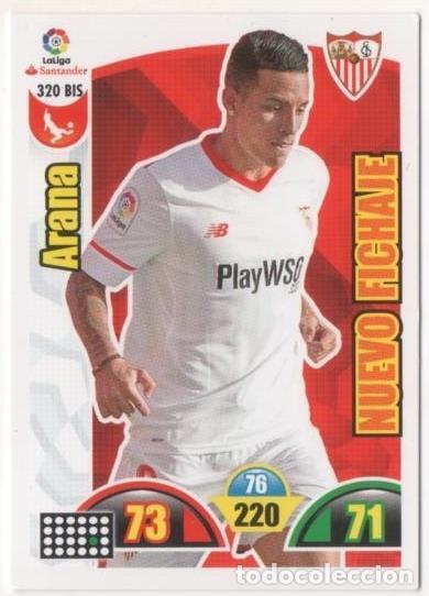 Collectionnisme sportif: Cromo E00809: Album 2-Trading Car Game 2017-18, Arana: Sevilla F.C. Defensa - LFP