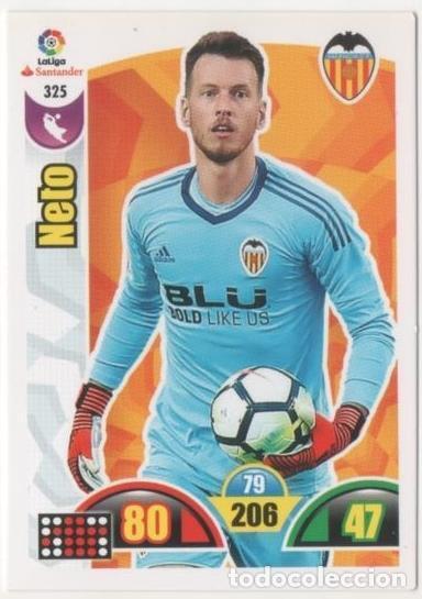 Collectionnisme sportif: Cromo E00813: Album 2-Trading Car Game 2017-18, Neto: Valencia C.F. Portero - LFP