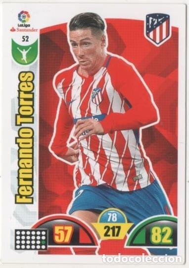 Collectionnisme sportif: Cromo E00614: Album 2-Trading Car Game 2017-18, Fernando Torres: At.C. Madrid. Delantero - LFP