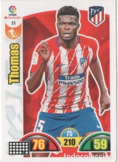 Collectionnisme sportif: Cromo E00619: Album 2-Trading Car Game 2017-18, Thomas: At.C. Madrid. Medio - LFP