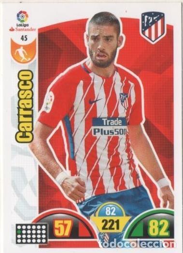 Collectionnisme sportif: Cromo E00610: Album 2-Trading Car Game 2017-18, Carrasco: At. Madrid. Medio - LFP