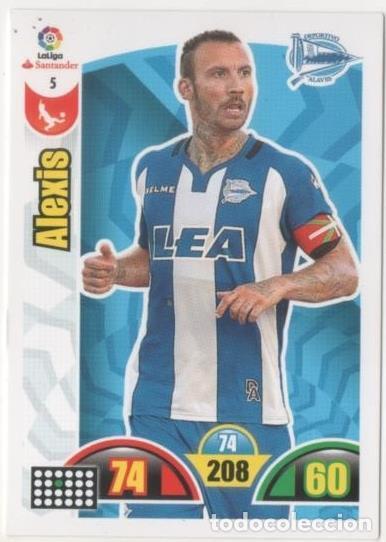 Colecionismo desportivo: Cromo E00588: Album 2-Trading Car Game 2017-18, Alexis: Deportivo Alaves. Defensa - LFP