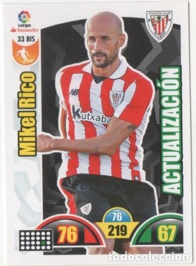 Colecionismo desportivo: Cromo E00603: Album 2-Trading Car Game 2017-18, Mikel Rico:At.C. Bilbao.Medio - LFP