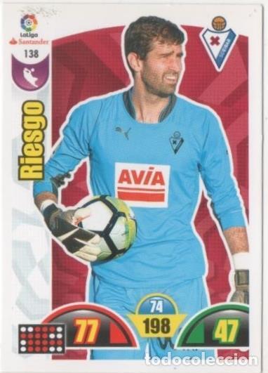 Sammelleidenschaft Sport: Cromo E00683: Album 2-Trading Car Game 2017-18, Riesgo: SD Eibar. Portero - LFP