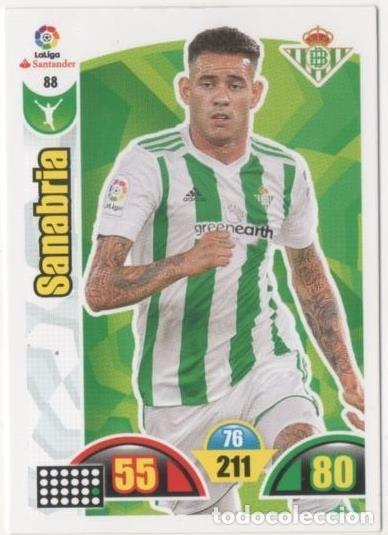 Sammelleidenschaft Sport: Cromo E00645: Album 2-Trading Car Game 2017-18, Sanabria: Real Betis Balonpie. Delantero - LFP