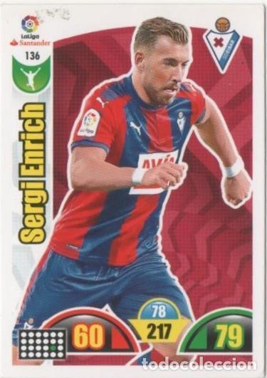 Sammelleidenschaft Sport: Cromo E00681: Album 2-Trading Car Game 2017-18, Sergi Enrich: SD Eibar. Delantero - LFP