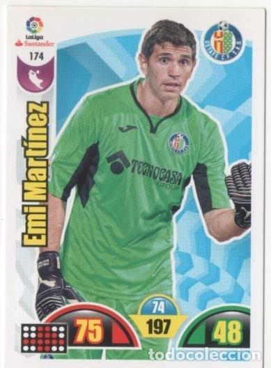 Colecionismo desportivo: Cromo E00707: Album 2-Trading Car Game 2017-18, Emi Mart&iacute;nez: Getafe C.F. Portero - LFP