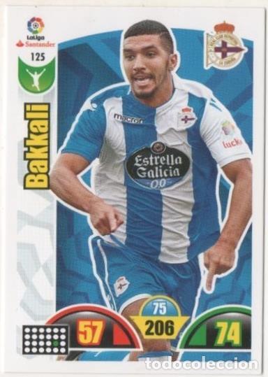 Colecionismo desportivo: Cromo E00674: Album 2-Trading Car Game 2017-18, Bakkali: R.C. D la Coru&ntilde;a. Delantero - LFP