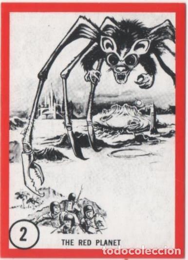 Colecionismo desportivo: Cromo E01078: Album 3-Famous Monsters Series, Card n&ordm; 2. The Red Planet - CAPTAIN CO.,