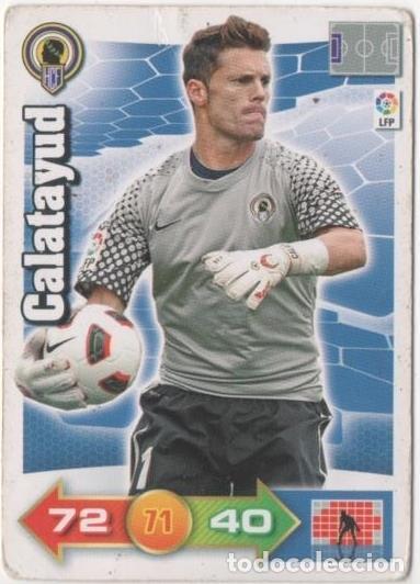 Sports collectibles: Cromo E00574: Album 2-Trading Car Game 2010-11, Calatayud: H&eacute;rcules C.F. Portero - LFP