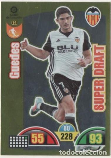 Sammelleidenschaft Sport: Cromo E00886: Album 2-Trading Car Game 2017-18, Guedes-SUPER DRAFT:Valencia C.F. Medio - LFP