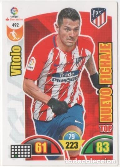 Collezionismo sportivo: Cromo E00932: Album 2-Trading Car Game 2017-18, Vitolo: At. De Madrid. Medio - LFP