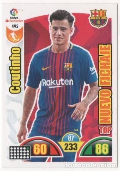 Collezionismo sportivo: Cromo E00935: Album 2-Trading Car Game 2017-18, Coutinho: F.C. Barcelona. Medio - LFP