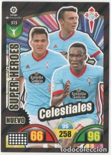 Coleccionismo deportivo: Cromo E00955: Album 2-Trading Car Game 2017-18, Super H&eacute;roes-CELESTIALES: R.C.Celta de Vigo - LFP
