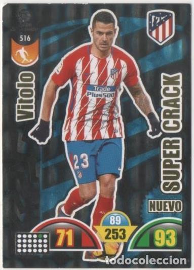 Coleccionismo deportivo: Cromo E00956: Album 2-TRadingCar Game 2017-18, Vitolo-SUPER CRACK: At. De Madrid.Medio - LFP