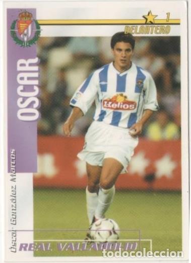 Coleccionismo deportivo: Cromo E00181: Fichas de la Liga 2003, oscar: Real Valladolid. Delantero - LFP
