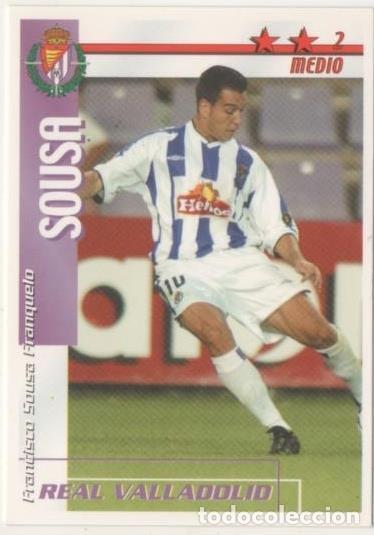 Coleccionismo deportivo: Cromo E00192: Fichas de la Liga 2003, Sousa: Real Valladolid. Medio - LFP