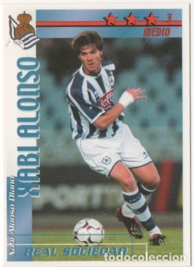 Collezionismo sportivo: Cromo E00145: Fichas de la Liga 2003, Xabi Alonso: Real Sociedad. Medio - LFP