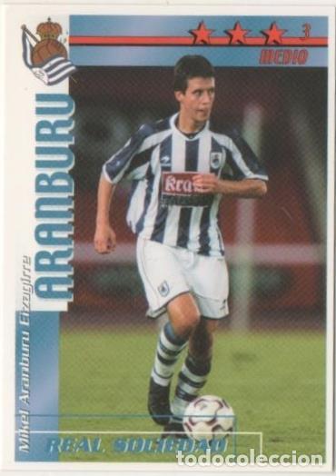 Collezionismo sportivo: Cromo E00148: Fichas de la Liga 2003, Aranburu: Real Sociedad. Medio - LFP
