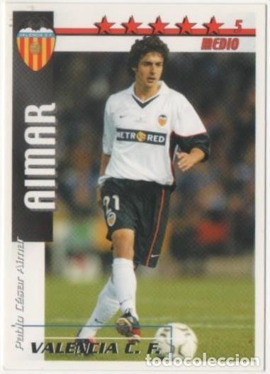 Collezionismo sportivo: Cromo E00173: Fichas de la Liga 2003, Aimar: Valencia F.C. Medio - LFP