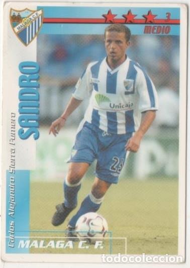Sports collectibles: Cromo E00255: Fichas de la Liga 2003, Sandro: Malaga C.F. Medio - LFP