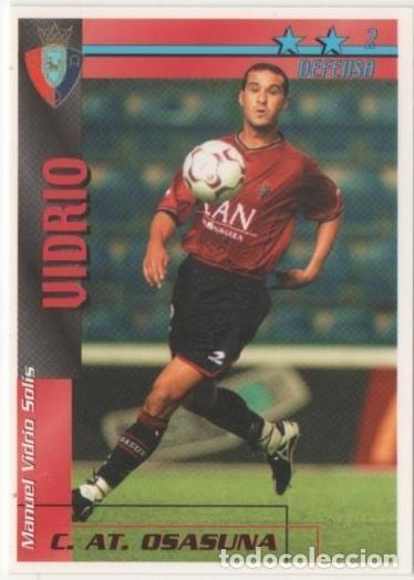 Sports collectibles: Cromo E00279: Fichas de la Liga 2003, Vidrio: C.AT. Osasuna. Defensa - LFP