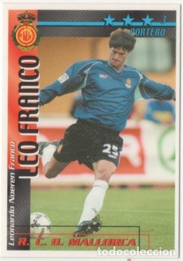 Sports collectibles: Cromo E00258: Fichas de la Liga 2003, Leo Franco: R.C.D. Mallorca. Portero - LFP