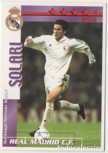 Collezionismo sportivo: Cromo E00244: Fichas de la Liga 2003, Solari:Real Madrid. Medio - LFP