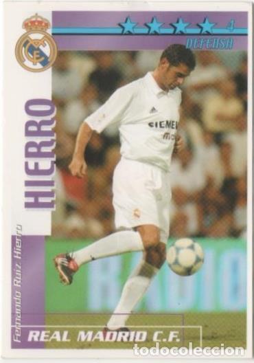 Coleccionismo deportivo: Cromo E00234: Fichas de la Liga 2003, Hierro. Defensa - LFP