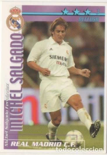 Sammelleidenschaft Sport: Cromo E00232: Fichas de la Liga 2003, Michel Salgado: Real Madrid. Defensa - LFP