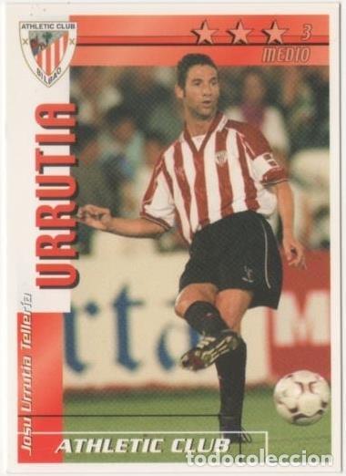 Coleccionismo deportivo: Cromo E00045: Fichas de la Liga 2003, Urrutia: Atletic Club Bilbao. Medio - LFP