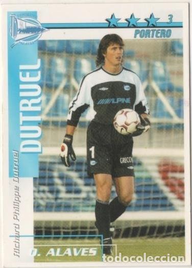 Collectionnisme sportif: Cromo E00004: Fichas de la Liga 2003, Dutruel: D. Alaves. Portero - LFP