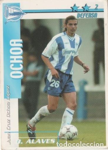 Collectionnisme sportif: Cromo E00017: Fichas de la Liga 2003, Ochoa: D. Alaves. Defensa - LFP
