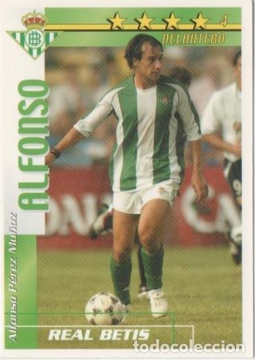 Sports collectibles: Cromo E00032: Fichas de la Liga 2003, Alfonso: Real Betis. Delantero - LFP