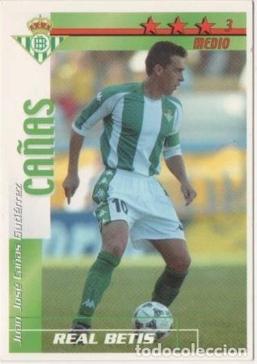 Sports collectibles: Cromo E00025: Fichas de la Liga 2003, Ca&ntilde;as: Real Betis. Medio - LFP