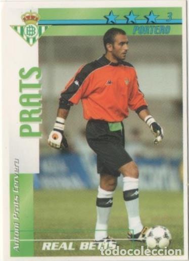 Sports collectibles: Cromo E00018: Fichas de la Liga 2003, Prats: Real Beis, Portero - LFP