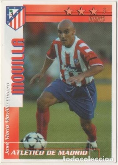 Sports collectibles: Cromo E00112: Fichas de la Liga 2003, Movilla: Atletico de Madrid. Medio - LFP