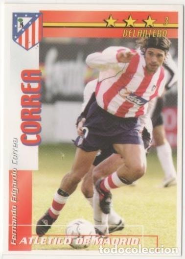 Collezionismo sportivo: Cromo E00119: Fichas de la Liga 2003, Correa:Atletico de Madrid. Delantero - LFP