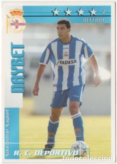 Coleccionismo deportivo: Cromo E00081: Fichas de la Liga 2003, Maybet: R.C.D. La Coru&ntilde;a. Defensa - LFP