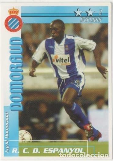Coleccionismo deportivo: Cromo E00103: Fichas de la Liga 2003, Domoraud: R.C.D. Espa&ntilde;ol. Defensa - LFP