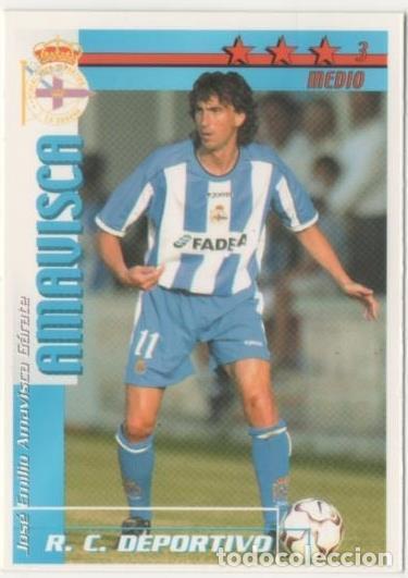 Coleccionismo deportivo: Cromo E00094: Fichas de la Liga 2003, Amavisca: R.C. D. La Coru&ntilde;a. Medio - LFP