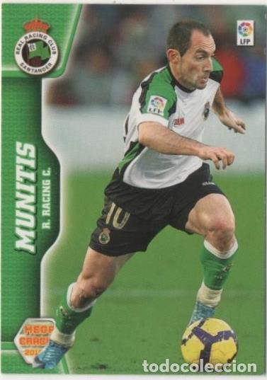 Collezionismo sportivo: Cromo E00495: Album 2-Mega Cracks 2010-11, Munitis: R.Racing C. Delantero - LFP