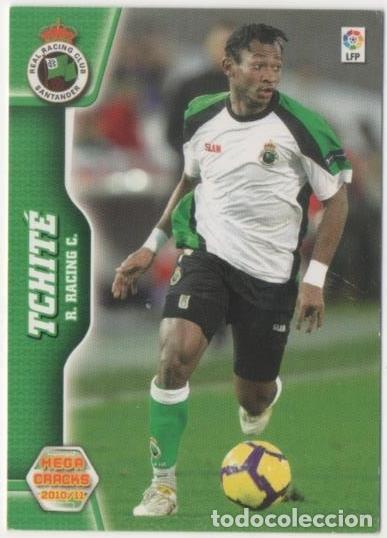 Collectionnisme sportif: Cromo E00498: Album 2-Mega Cracks 2010-11, Tchit&eacute;: R._Racing C. Delantero - LFP
