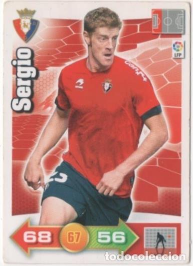 Collectionnisme sportif: Cromo E00493: Album 2-Trading Car Game 2010-11, Sergio: C.AT. Osasuna. Defensa - LFP