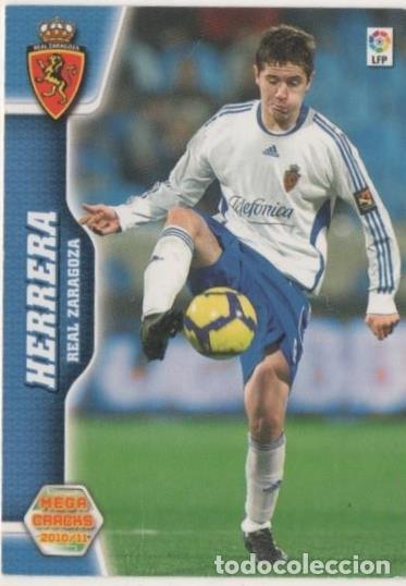 Collectionnisme sportif: Cromo E00500: Album 2-Mega Cracks 2010-11, Herrera: Real Zaragoza. Medio - LFP